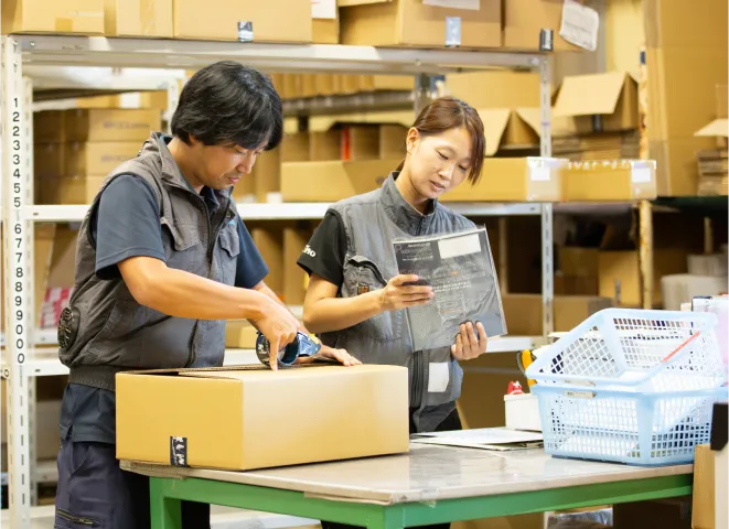 小型・箱物梱包について