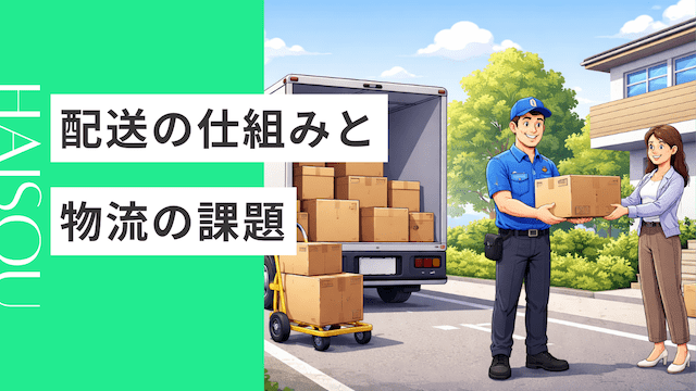 配送の仕組みと物流の課題｜配送品質を高めるポイントを解説