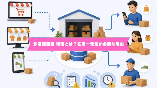 多店舗運営 物流で在庫一元化を実現する運用ノウハウ｜プロが教えるECモール成功事例