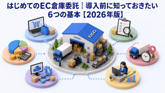 はじめてのEC倉庫委託｜導入前に知っておきたい6つの基本【2026年版】