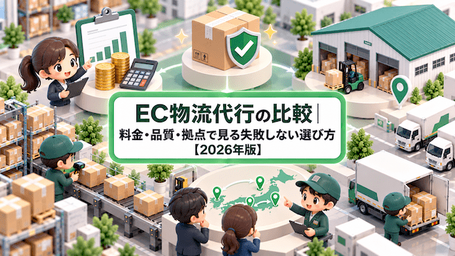 EC物流代行の比較｜料金・品質・拠点で見る失敗しない選び方【2026年版】