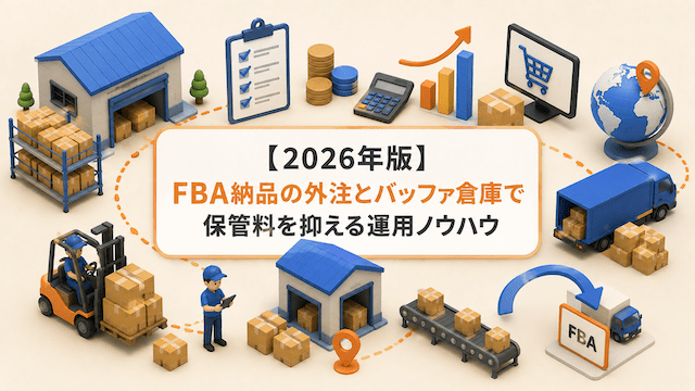 【2026年版】FBA納品の外注とバッファ倉庫で保管料を抑える運用ノウハウ