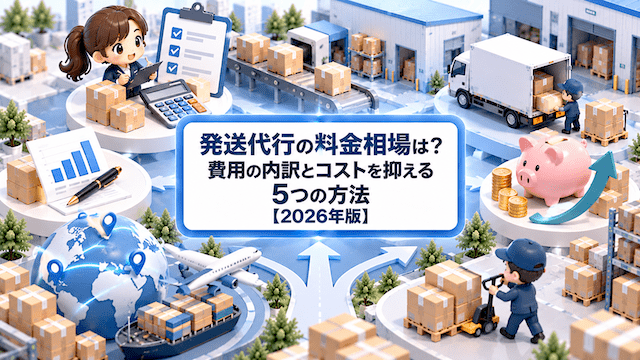 発送代行の料金相場は？費用の内訳とコストを抑える5つの方法【2026年版】
