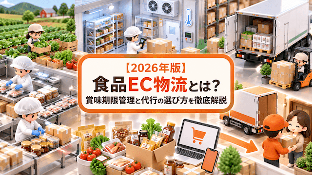 【2026年版】食品EC物流とは？賞味期限管理と代行の選び方を徹底解説