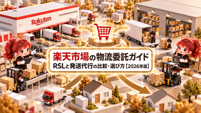 楽天市場の物流委託ガイド｜RSLと発送代行の比較・選び方【2026年版】